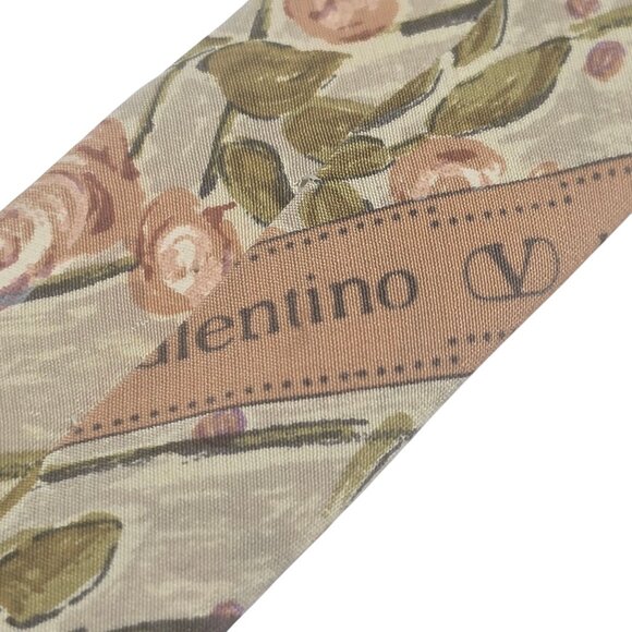 Valentino Cravatte Handmade Silk Floral Tie - Picture 5 of 6
